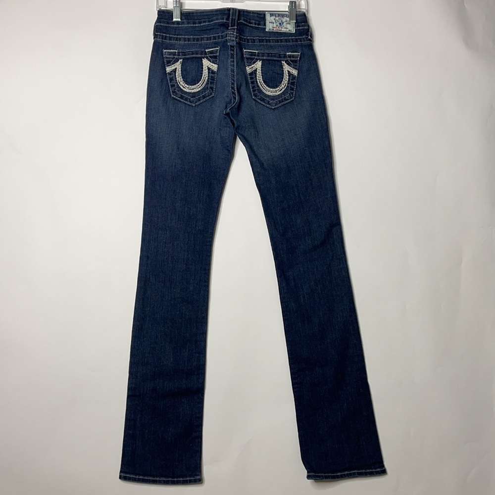 True Religion Women's Straight Leg Size 26 Denim Jeans